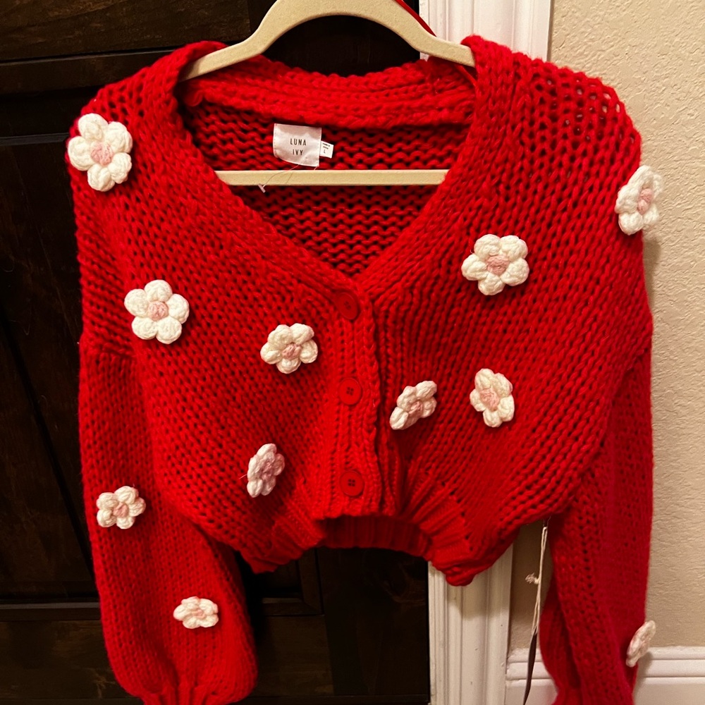 Flower cardigan